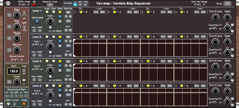 Vari-step - Variable Step Sequencer