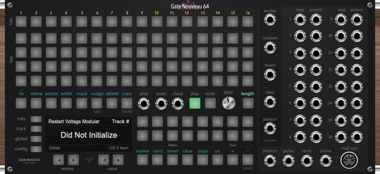 Gate Nouveau 64 - Gate Sequencer