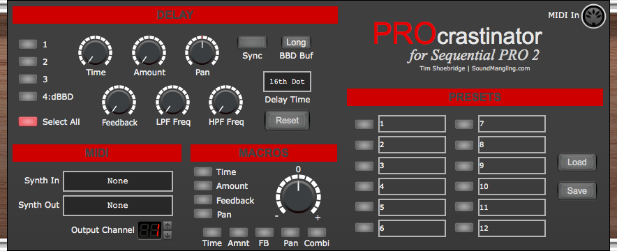 PROcrastinator for Sequential PRO 2