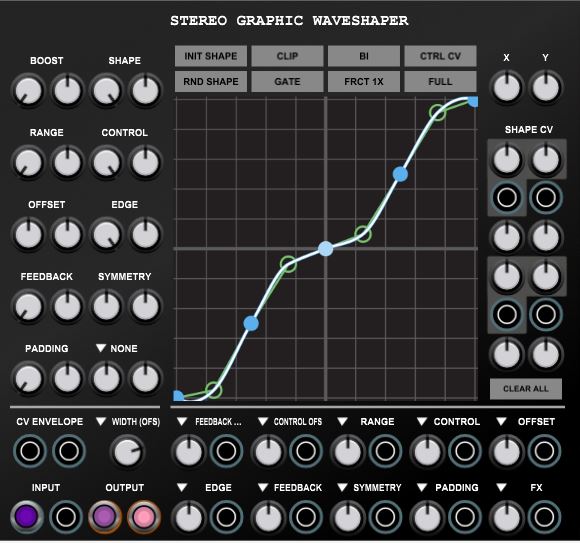 Stereo Graphic Waveshaper