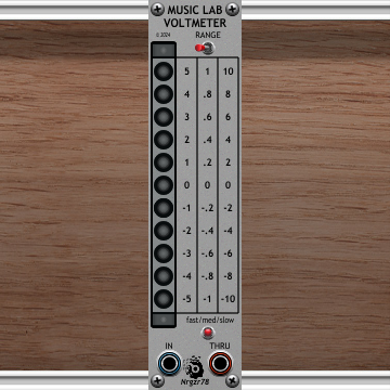 MUSIC LAB VOLTMETER