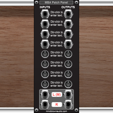 MBA Patch Panel
