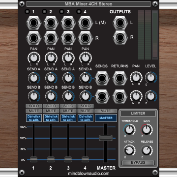 MBA Mixer 4CH Stereo