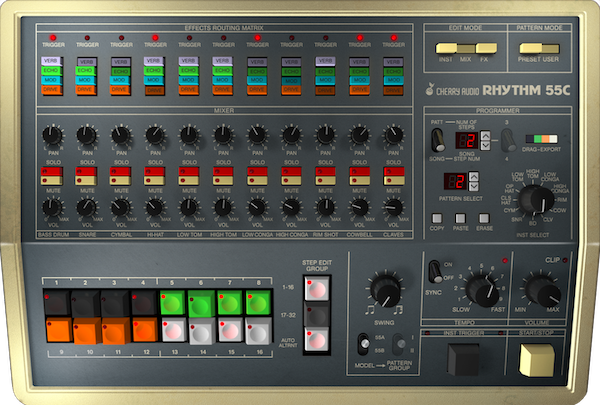KR-55C Drum Machine