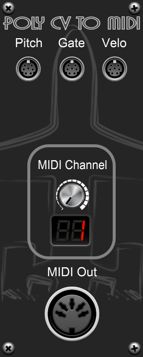 Poly CV To MIDI
