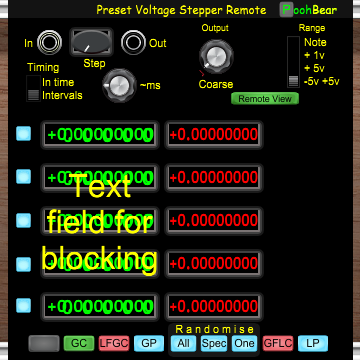 PB Preset Voltage Stepper Remote