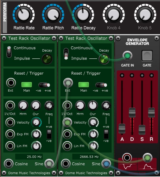 Test Rack Oscillator Presets