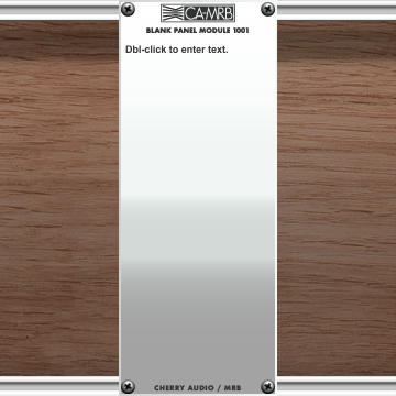 VM2500 1001 Blank Panel