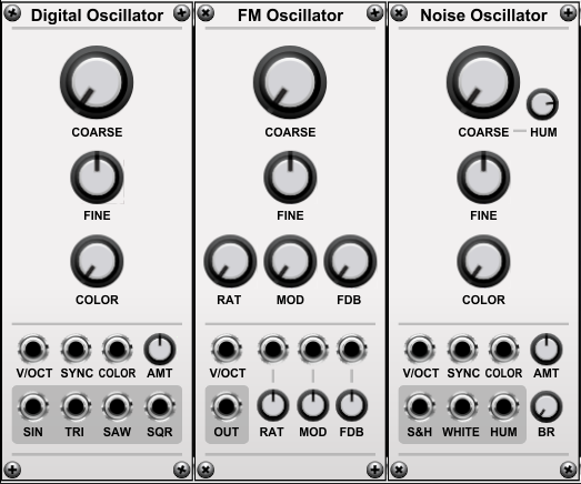 Three Oscillators